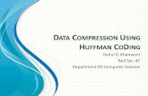 Data compression huffman coding algoritham