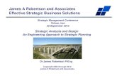 083 An Engineering Approach to Strategic Planning -- by Dr James A Robertson PrEng