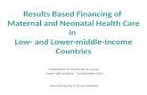 Literature review: Results-based Financing in Maternal and Neonatal Health Care