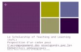 Le Scholarship of Teaching and Learning (SoTL). Proposition d’un cadre pour l’accompagnement des enseignants par les conseillers pédagogiques