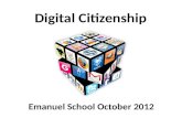 Digital citizenship ~ presentation for schools (oct 2012)