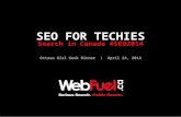 WebFuel: SEO for Techies 2014 (Canadian Version)