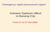Emergency rapid assessment report on typhoon no.9 in Danang province