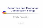 Strictly Financials 2014: SEC Filings by Jimmy Gentry