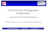 Fire Extinguisher Inspection Software Using Your Android Smartphone
