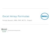Knowledge Area By Project Phase   Excel Array Formulas