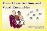 Voice  Classification And  Vocal  Ensembles