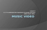 Music video lesson 2