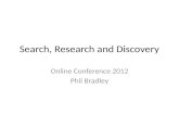 Changing Our Attitudes to Search - Phil Bradley