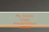 Ms. Gross's Class Fossil Presentation