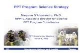 PPT Program Science Strategy