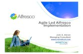 Agile led alfresco implementation jan 2011 (final)
