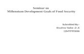 Millennium Development Goals of Food Security