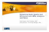 Audit Quality and Efficiency with BPM and Decision Management
