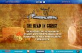 LESSON 08 "THE DEAD IN CHRIST