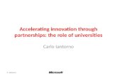 Accelerating innovation through partnerships: the role of ...
