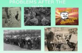 Problems After WWI and Rise of the Dictators