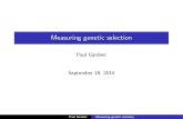 BIOL335: Genetic selection
