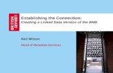 Establishing the Connection: Creating a Linked Data Version of the BNB