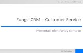 Fungsi CRM - Customer Service