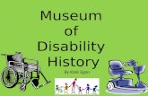 Museum of disability presentation