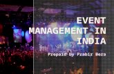 Prospect of Event management in india