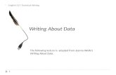 Writing About Data