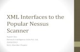Xml interfaces to the popular nessus scanner