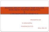 Bioavailability of drgs that follow nonlinear pharmacokinetics
