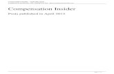 Compensation Insider - April 2012 posts