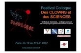 Présentation table ronde Des clowns et des sciences