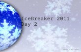 IceBreaker 2011 day2