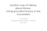 Grounded Theory in the Humanities