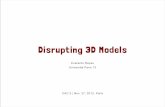 Disrupting 3D Models