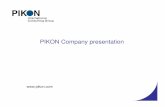 Company Presentation Pikon Belgium NV