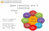 Open Learning Presentation IFWE 2010