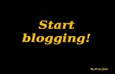 Blog02: Start blogging!