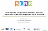 Emily Creamer - Encouraging sustainable lifestyles through community-led action in remote rural Scotland