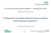 Using data to build clinical service profiles and measure progress Mike Stevens