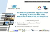 An ontology-based approach for helping to secure the ETSI Machine-to-Machine Architecture