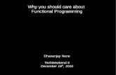 Why you should care about functional programming