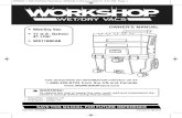 WORKSHOP 11 Gallon Mobile Vac Station Owner's Manual