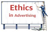 Advertising in aspect of ethics