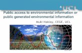 Public access to environmental information