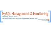 MySQL Monitoring und Management