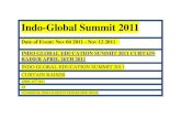 Indo global education summit 2011 curtain raiser