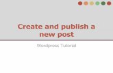 How to create a new post