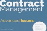 Contract Management: Advanced Issues