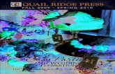 Quail Ridge Press Fall 2009 - Spring 2010 Catalog
