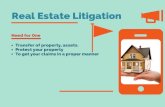 Real estate litigation